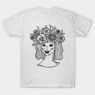 Fruit salad vintage doll head T-Shirt